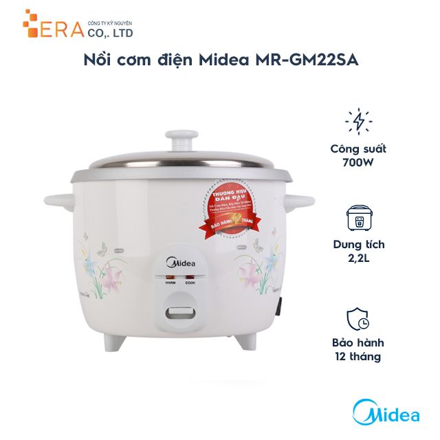  Nồi cơm điện nắp rời Midea MR-GM22SA 