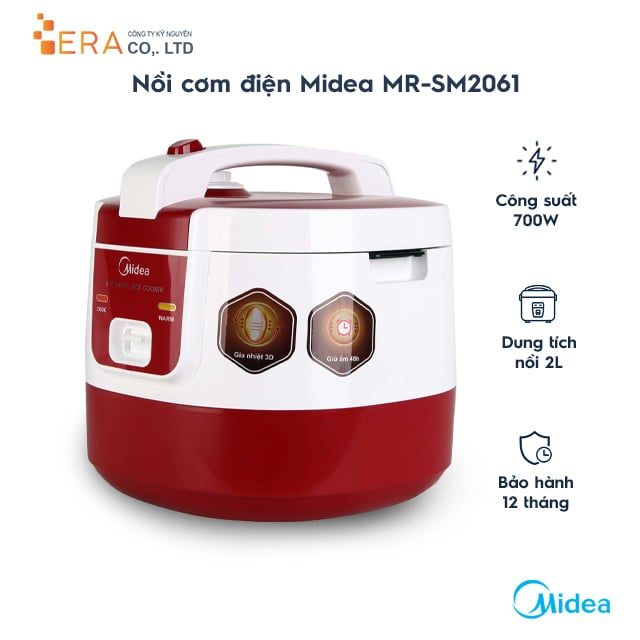  Nồi cơm điện nắp gài Midea MR-SM2061 