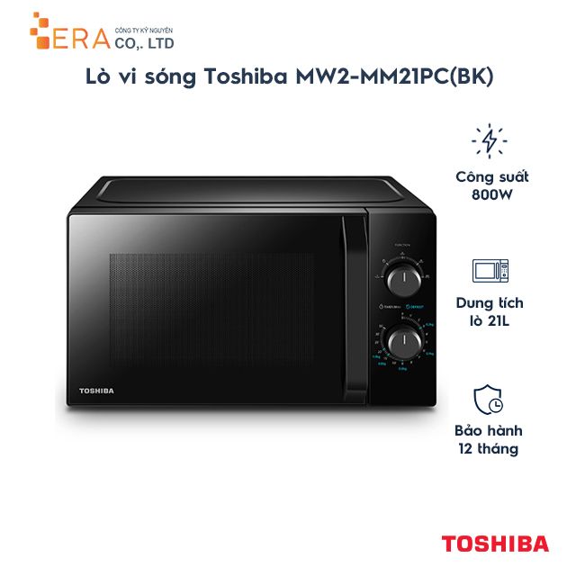  Lò vi sóng Toshiba MW2-MM21PC(BK) 21L 