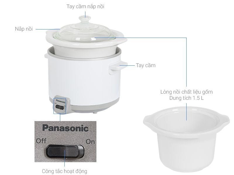  Nồi nấu chậm Panasonic PANT-NF-N15SRA 