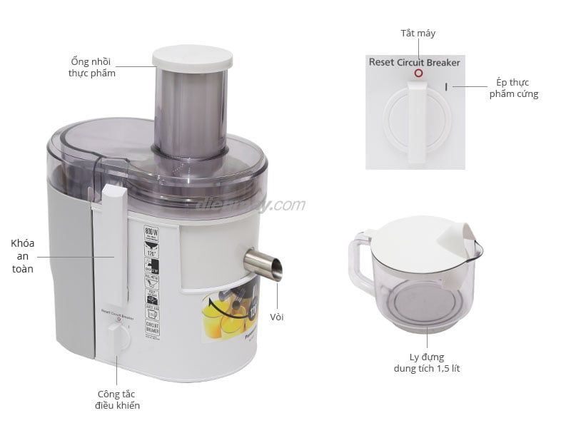  Máy ép trái cây Panasonic PAVH-MJ-SJ01WRA 