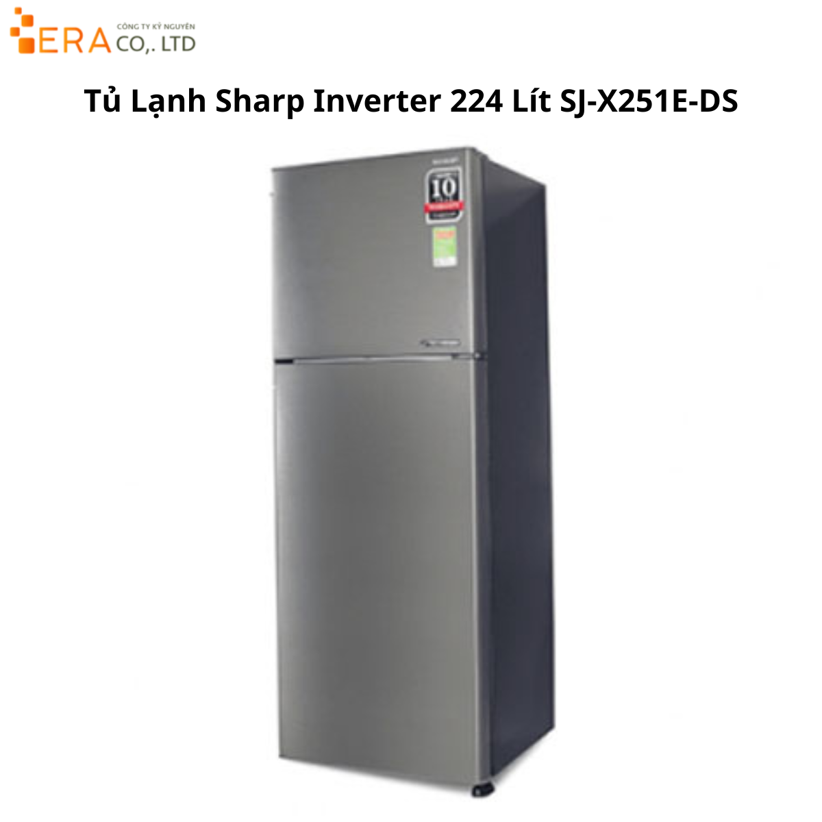  Tủ Lạnh Sharp Inverter 224 Lít SJ-X251E-DS 