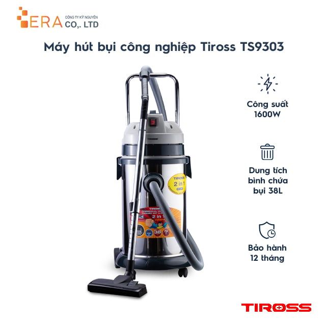  Máy hút bụi công nghiệp Tiross TS9303 