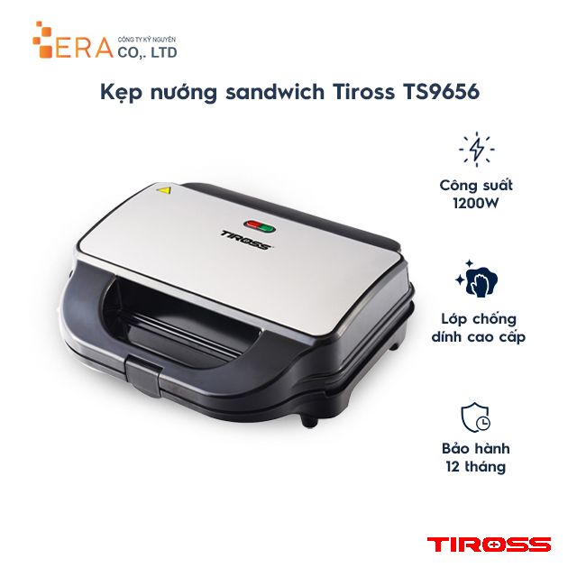  Kẹp nướng điện sandwich 3 in 1 Tiross TS9656 , 1200W 