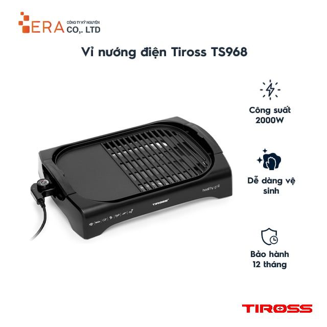  Vỉ nướng để bàn Tiross TS968 