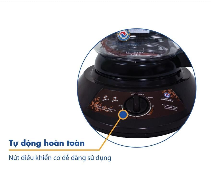  Siêu sắc thuốc bắc bằng Điện Tự động Korea King KMP-7000G 