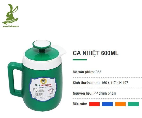  Ca nhiệt foam 600 ml 160*117*197 mm Hiệp Thành 053 HI 