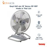  Quạt Sàn Công Nghiệp Benny BF-181F, Grey, Diamon Motor, 120W, 120m3/phút, 18 inch 