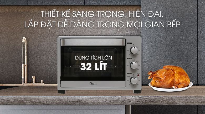  LÒ NƯỚNG MIDEA MEO-32AZ15 32 LÍT 