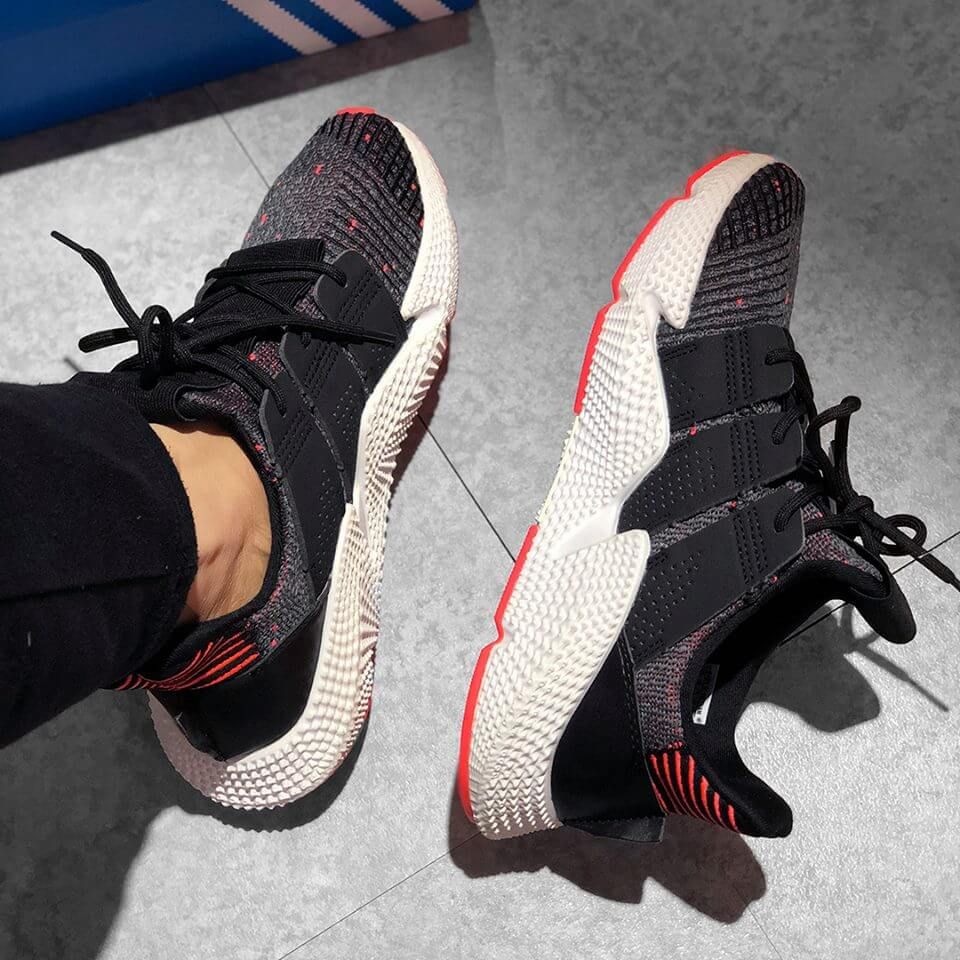  Giày adidas prophere xám đen 