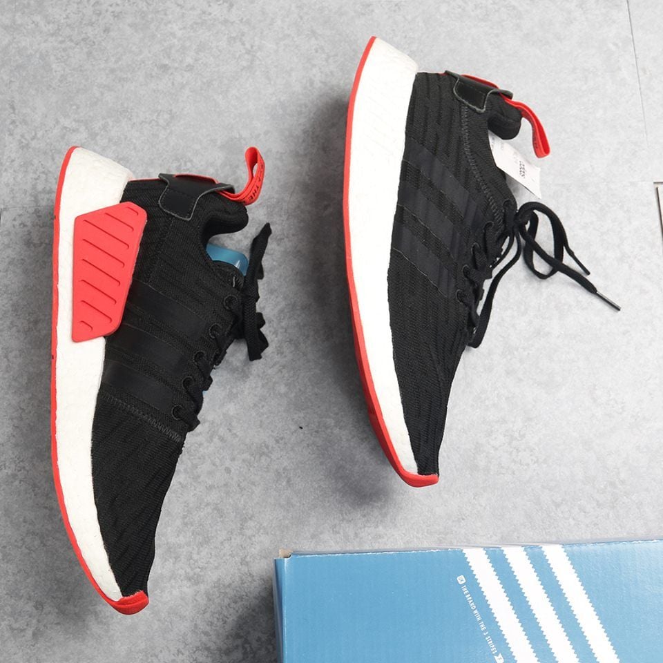  NMD R2  black red 