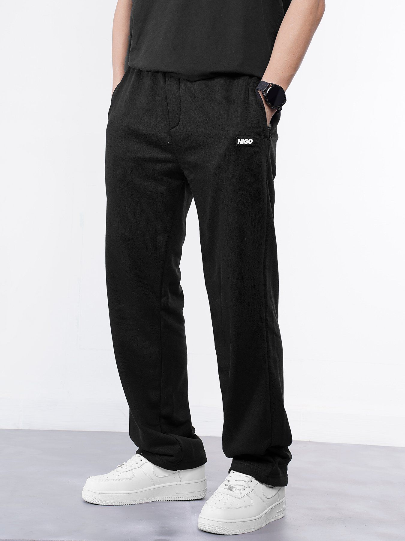  Quần sweatpant thun black 04 