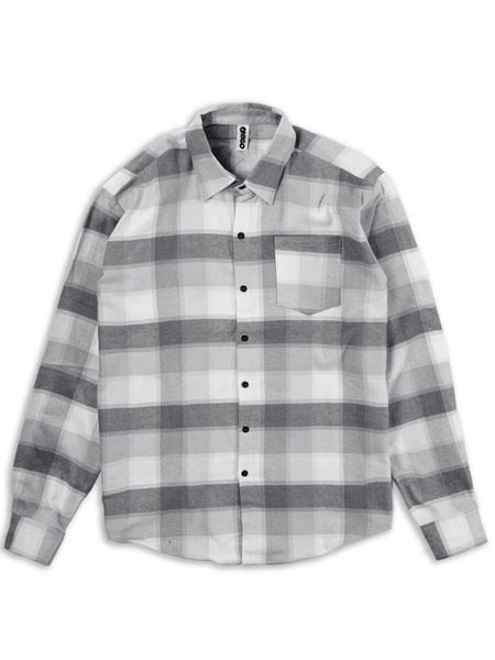  Sơ mi flannel gray 