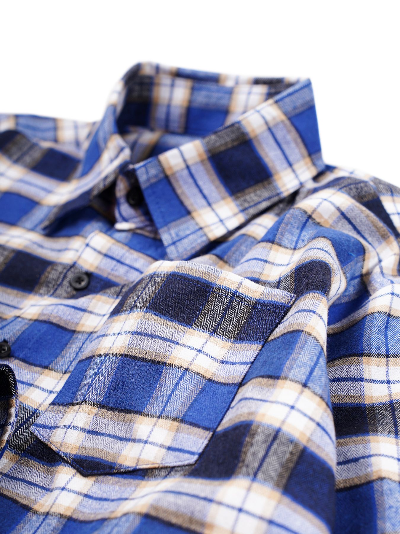  Sơ mi flannel blue 
