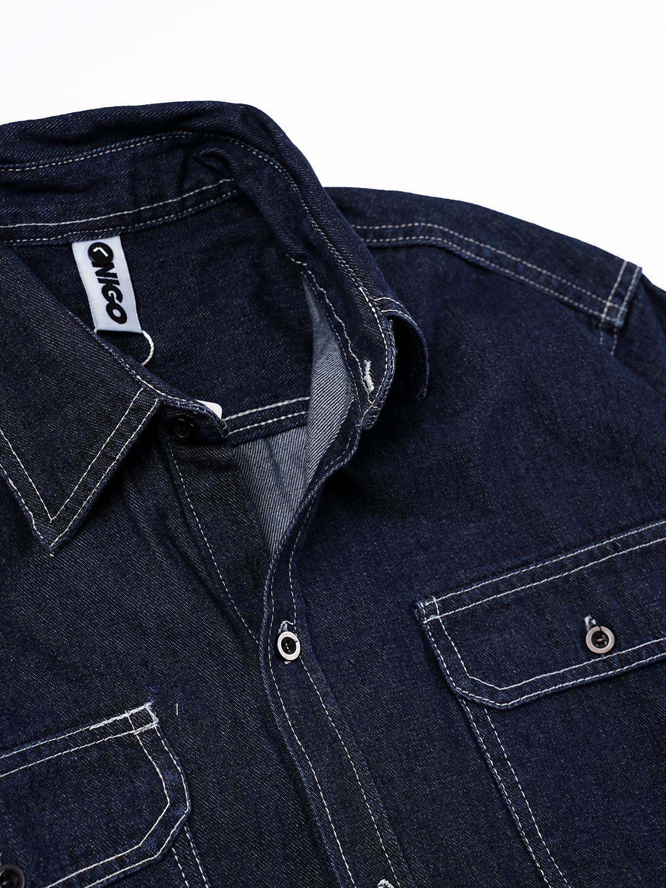  Sơ mi denim darkblue 