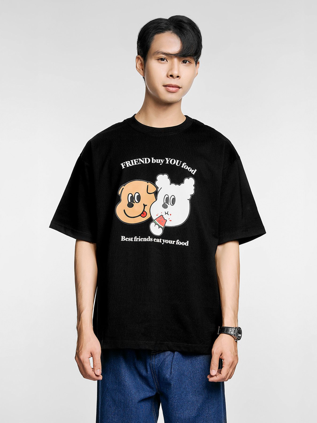  Áo thun over gamida best frie 