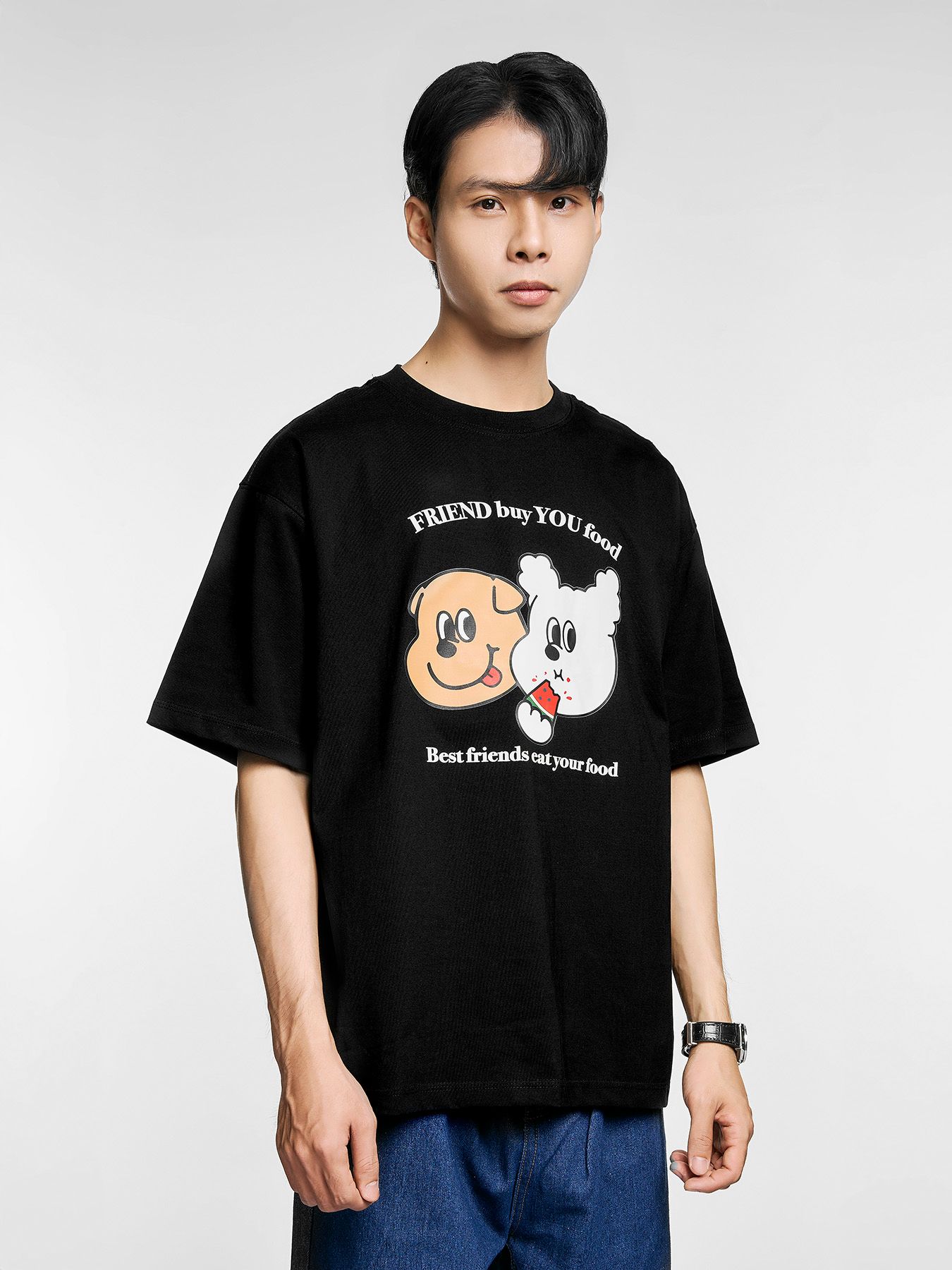  Áo thun over gamida best frie 