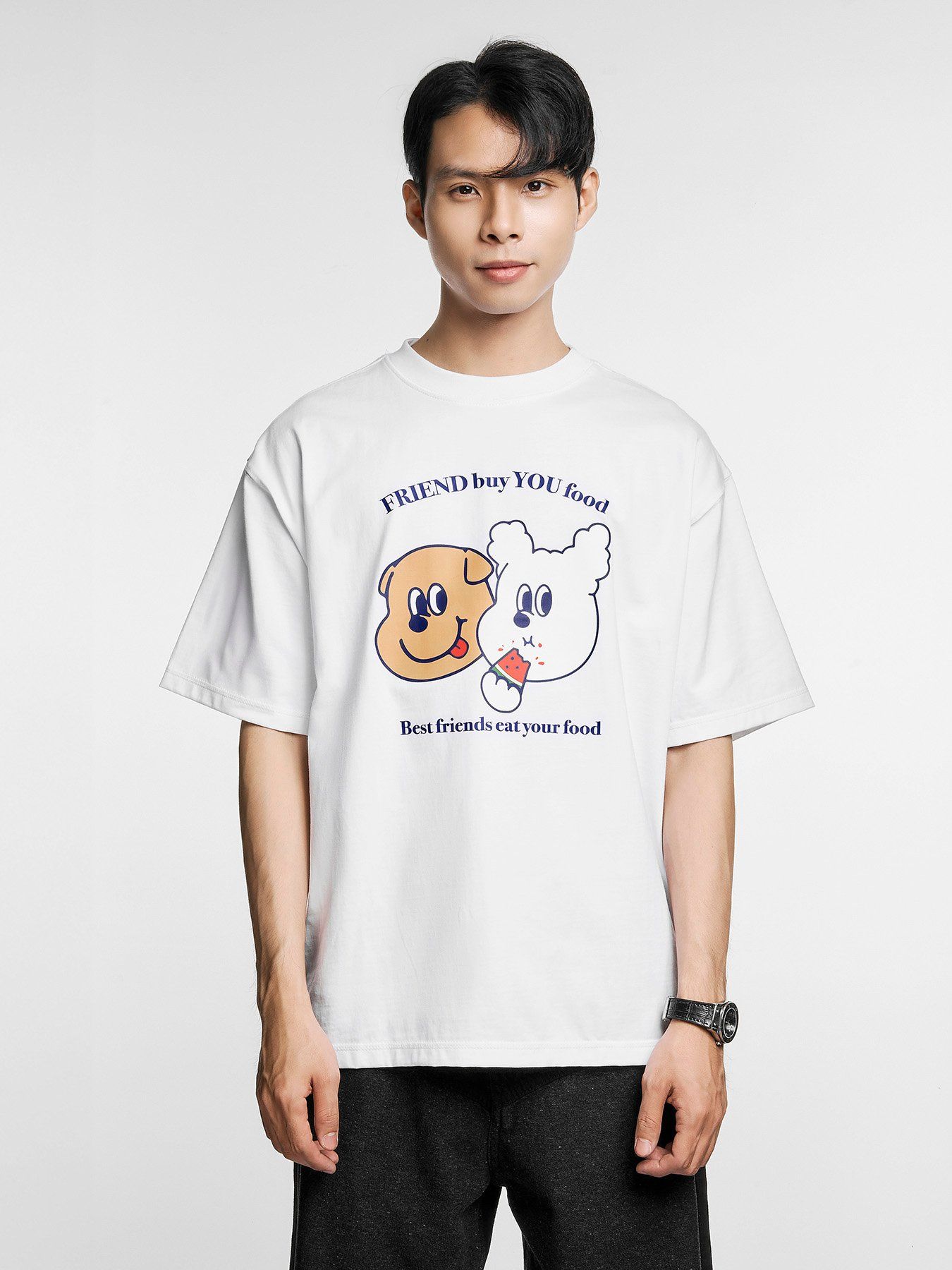  Áo thun over gamida best frie 