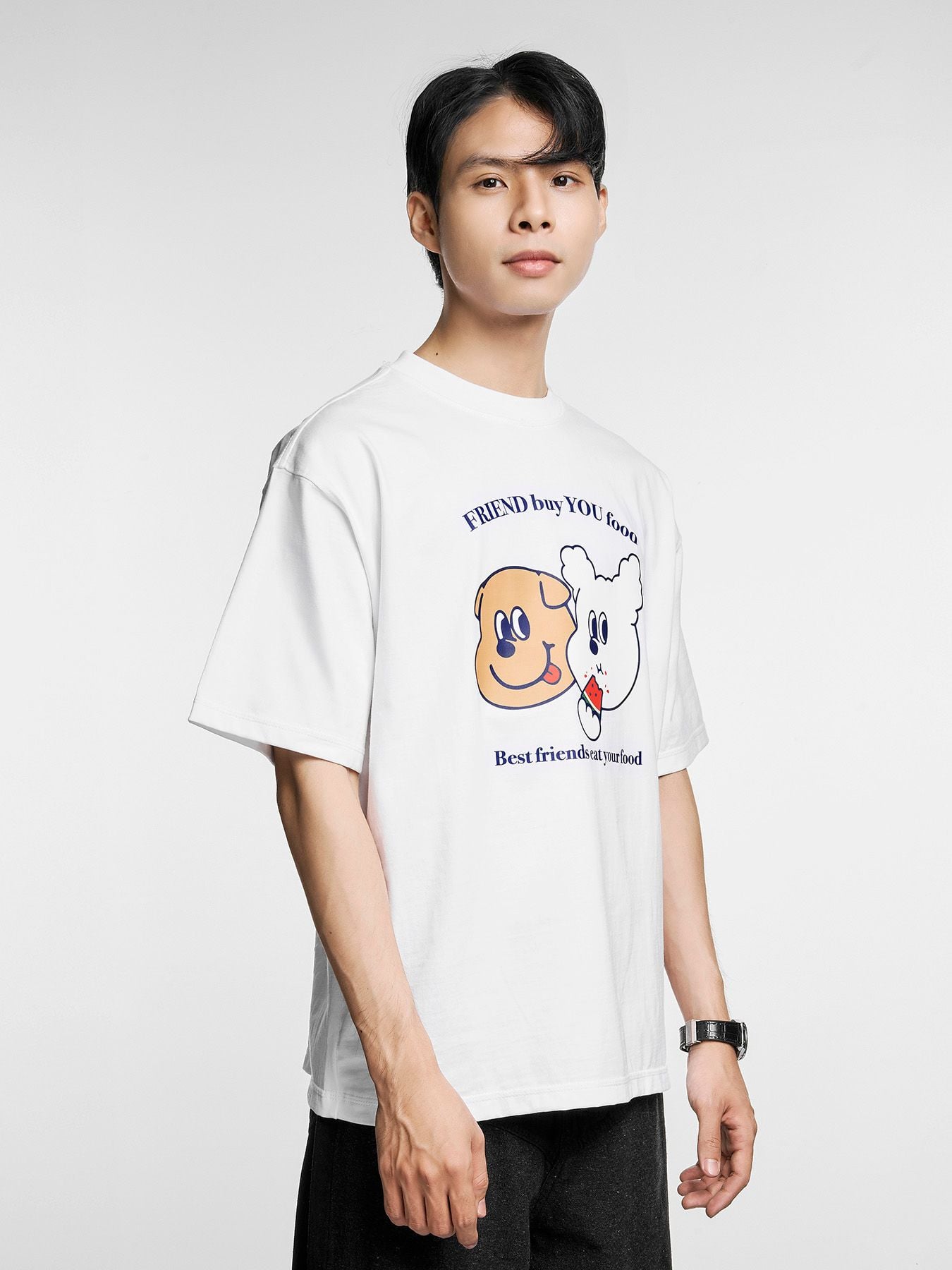  Áo thun over gamida best frie 