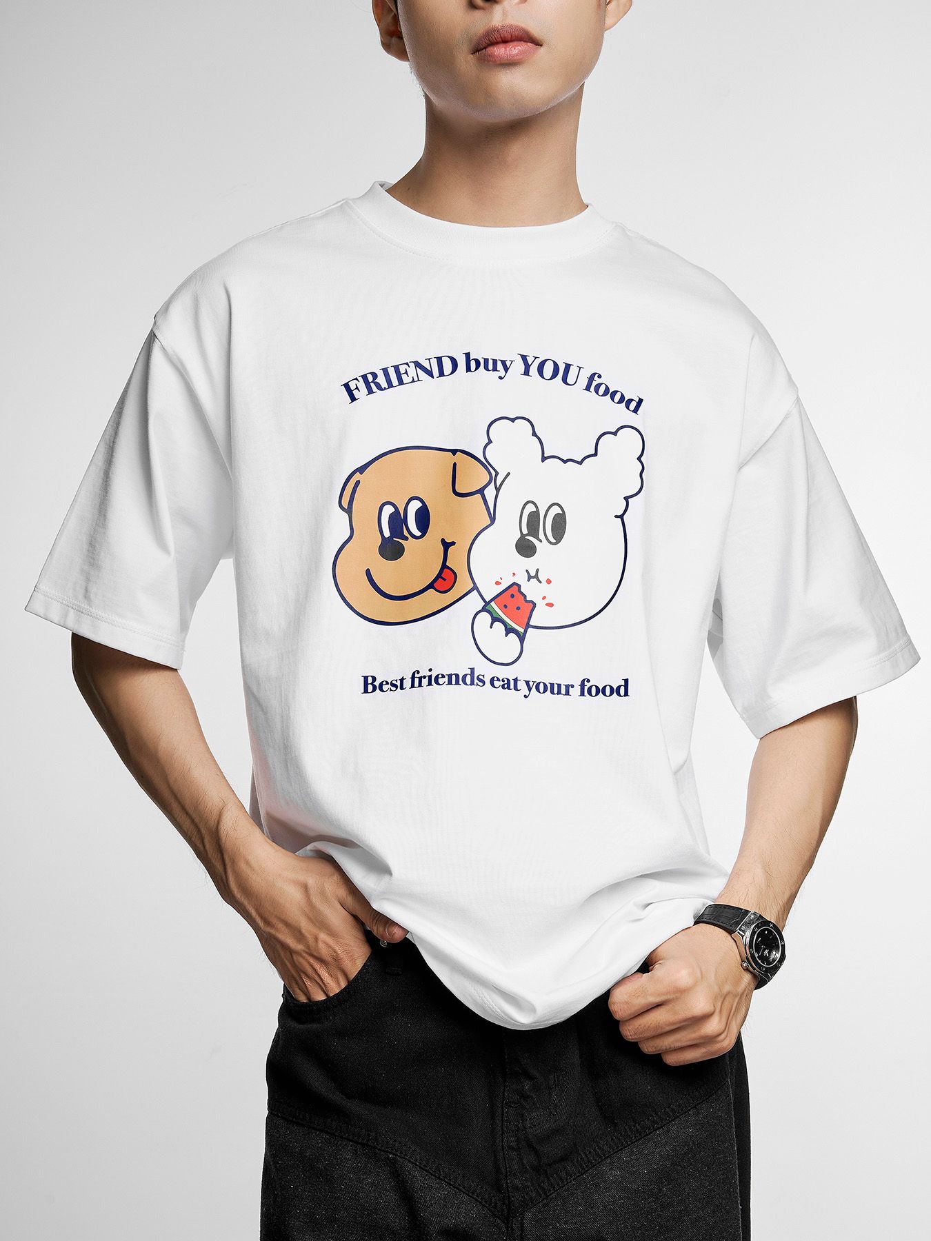  Áo thun over gamida best frie 