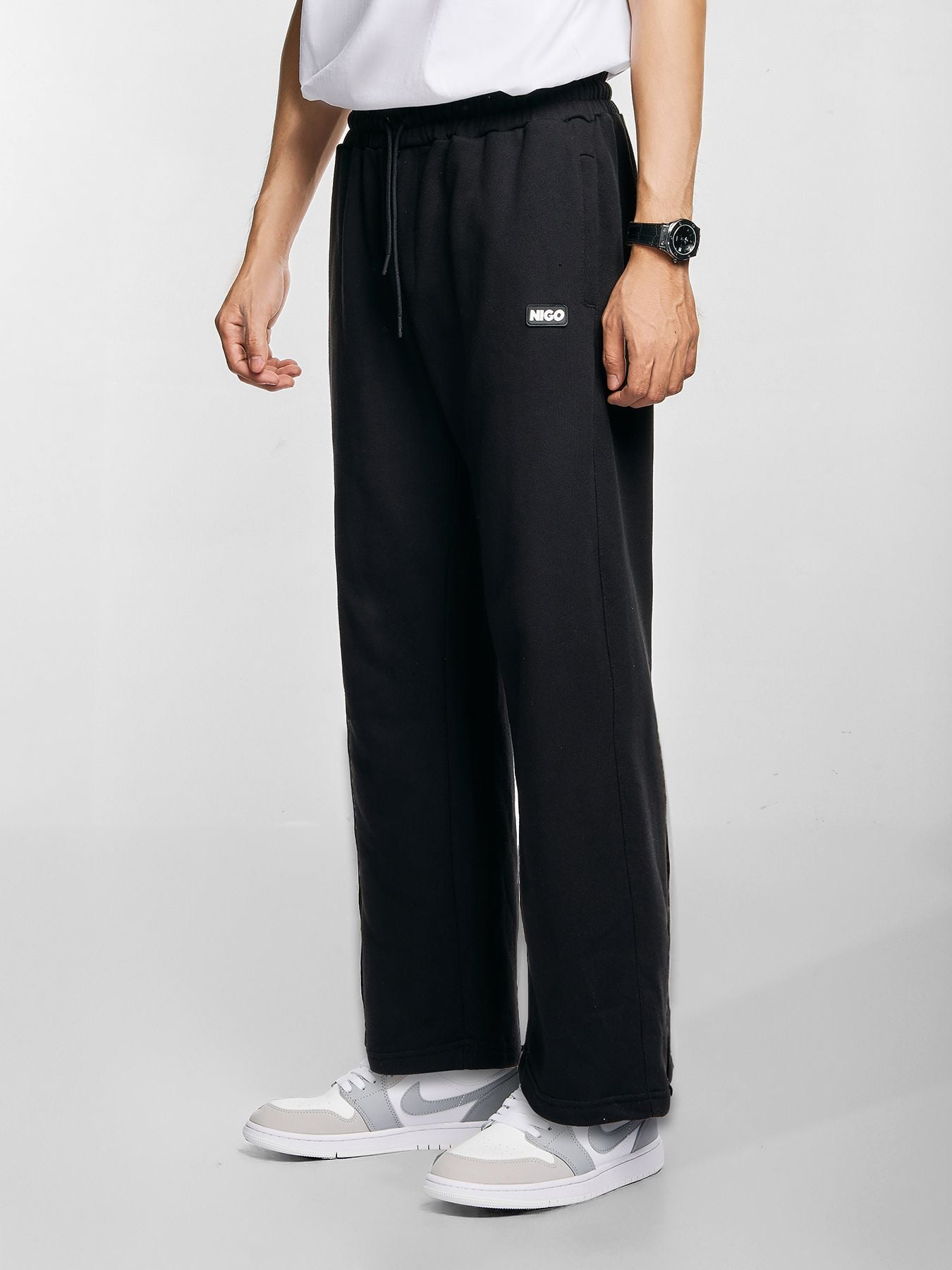  Quần sweatpant thun black 04 
