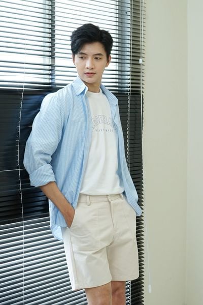  Sơ mi striped blue 01 