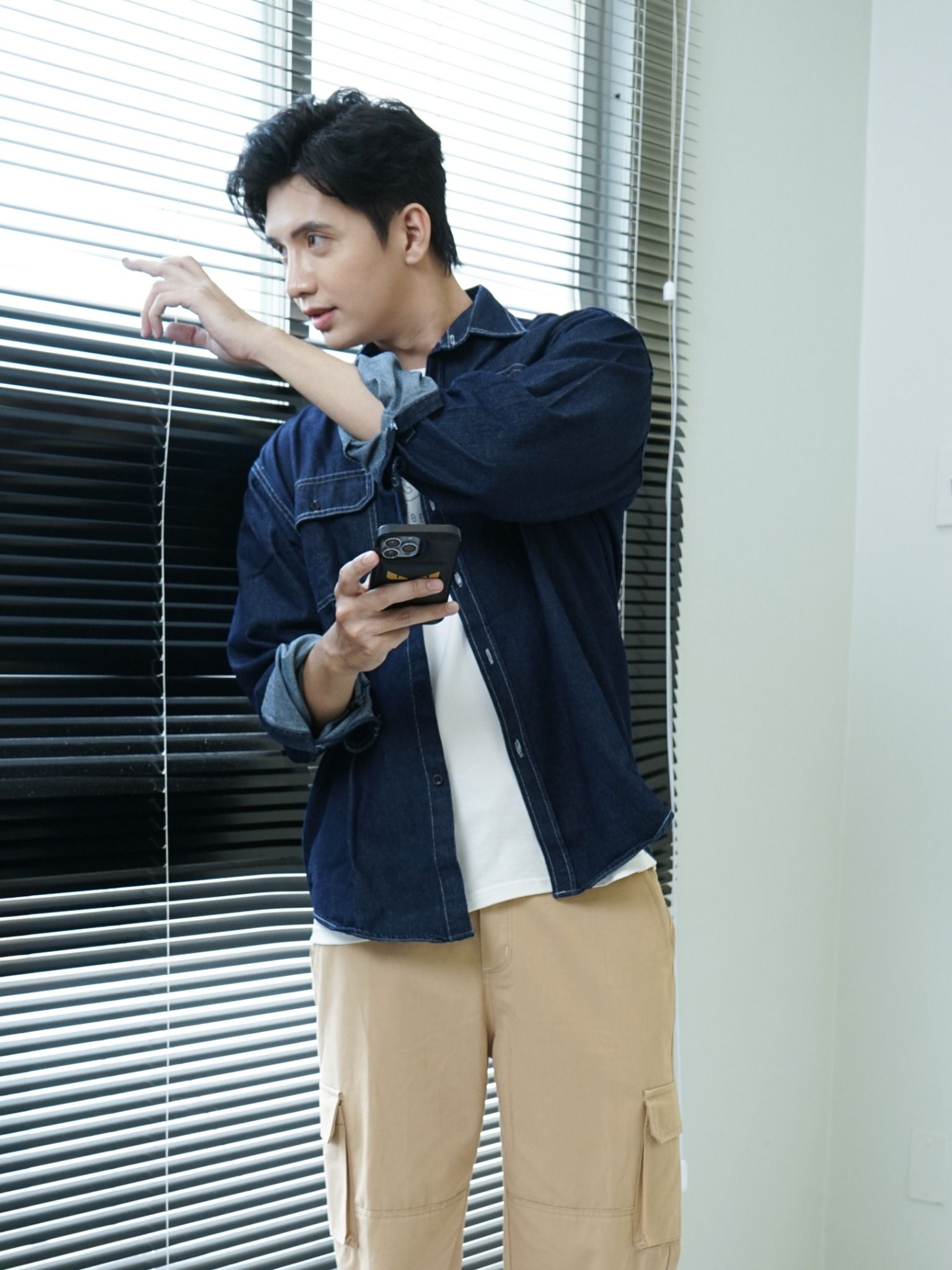  Sơ mi denim darkblue 