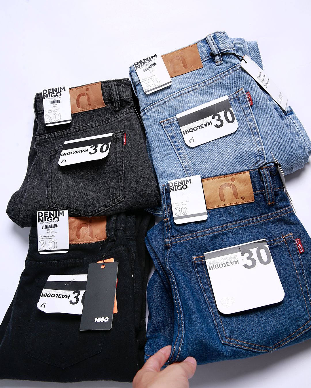  Jean Straight Grey 33 