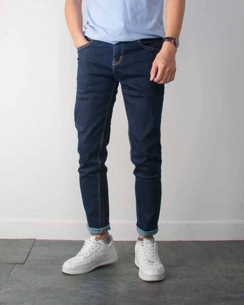  Quần jean xanh đen trơn 66 