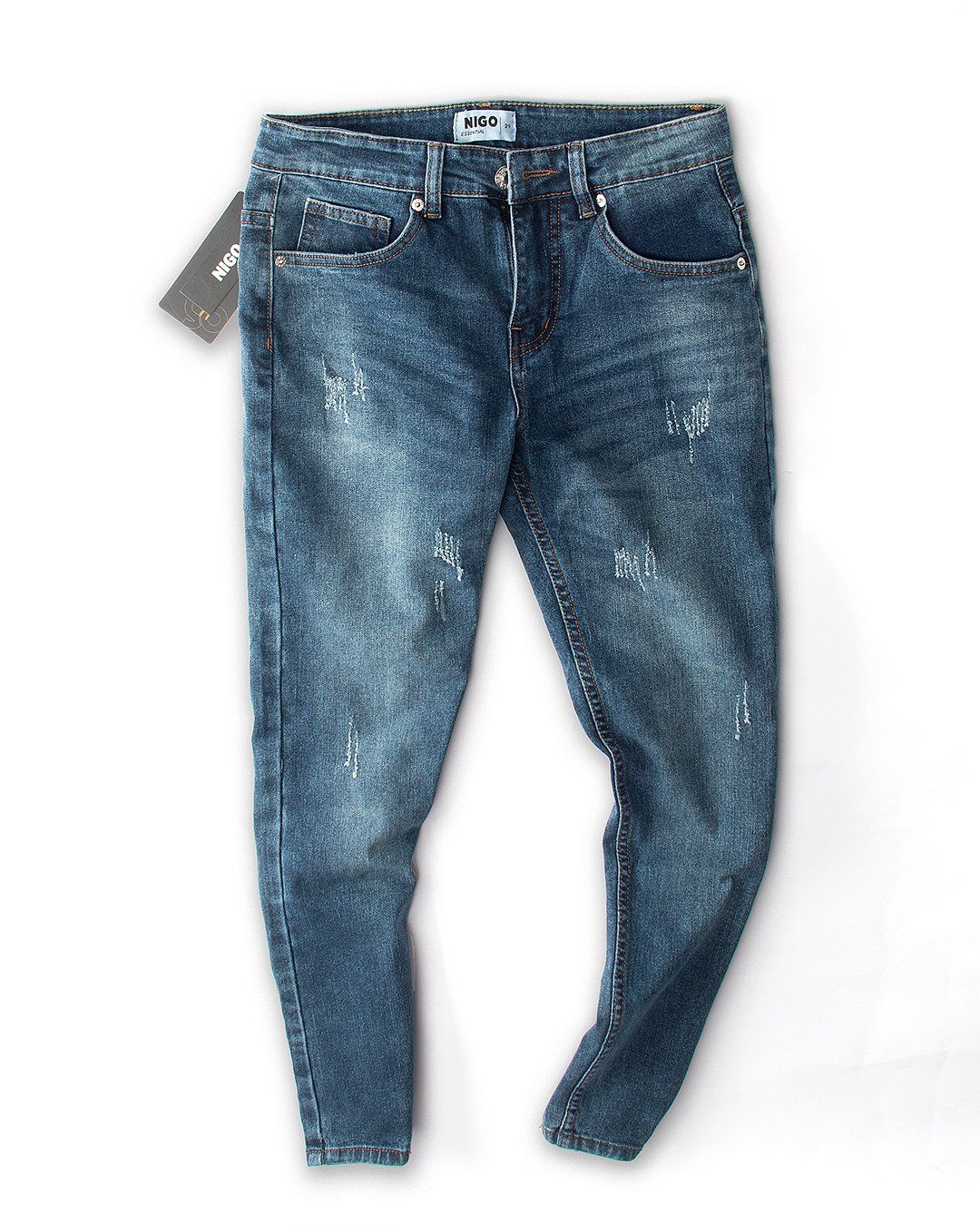  Quần jean skinfit dark blue 80 