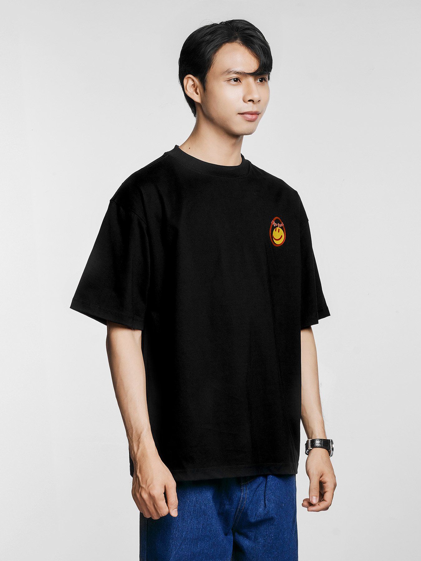  Áo thun over nigo smile 
