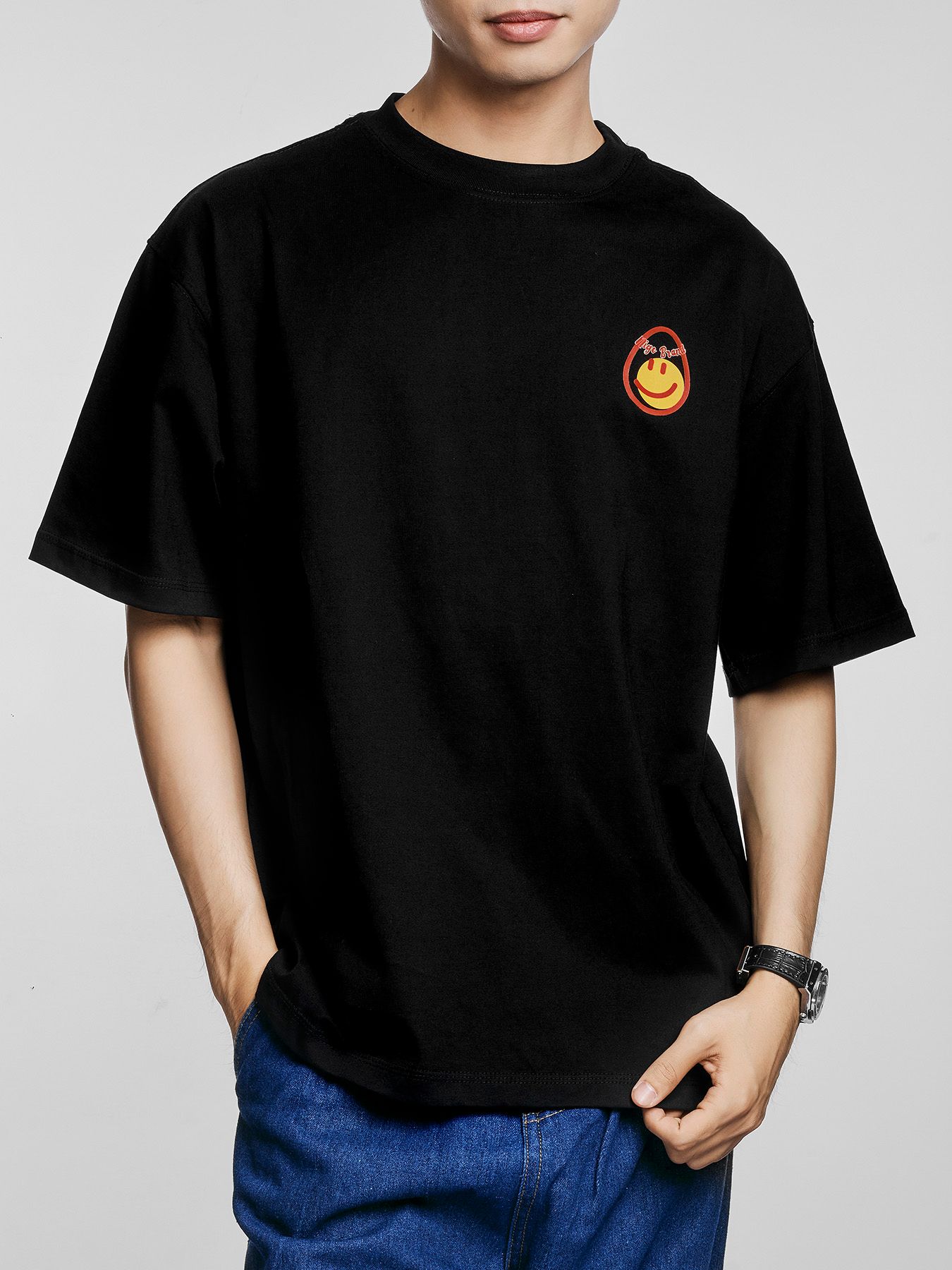  Áo thun over nigo smile 