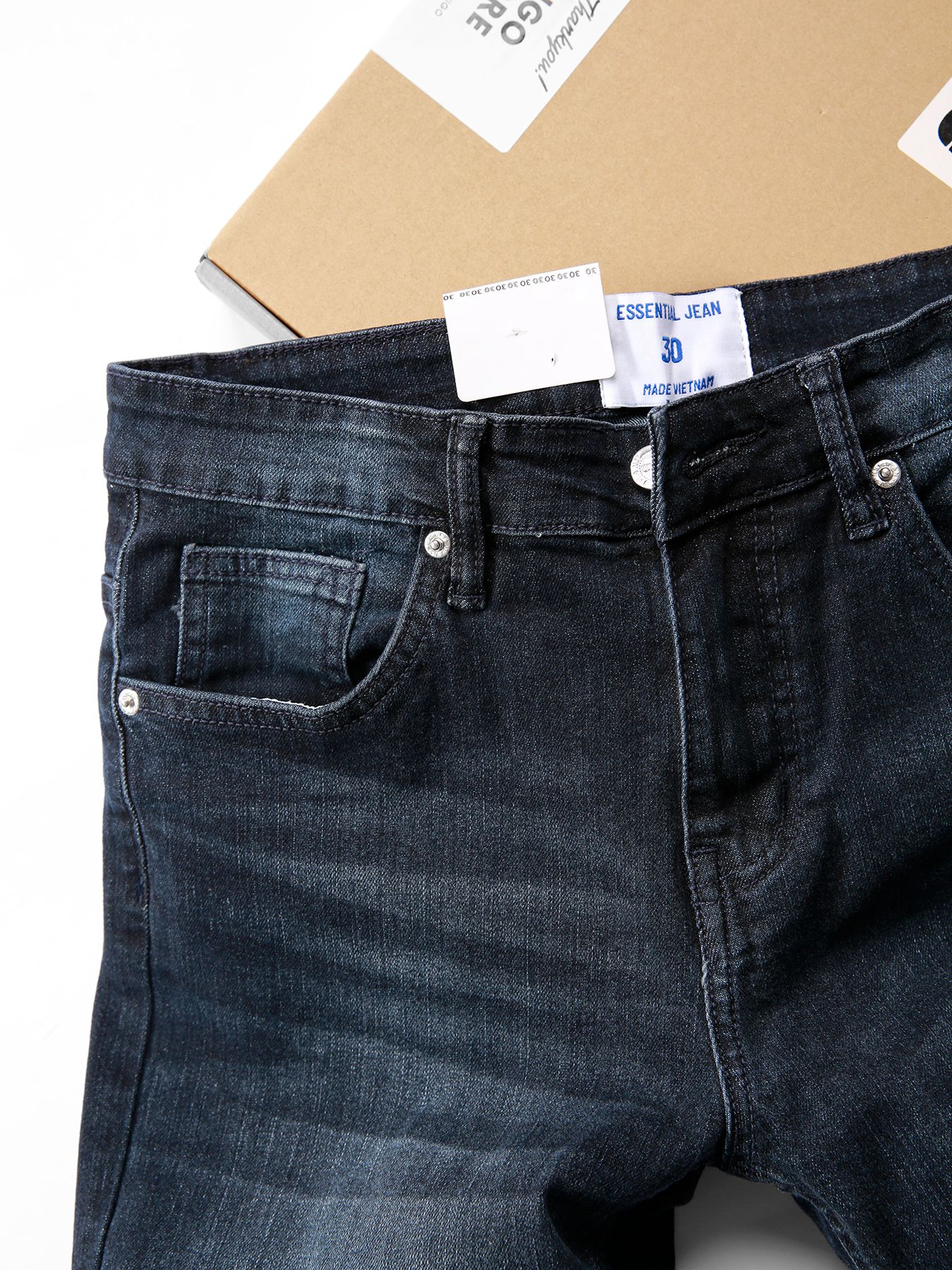  Quần Jean basic darkblue 10 