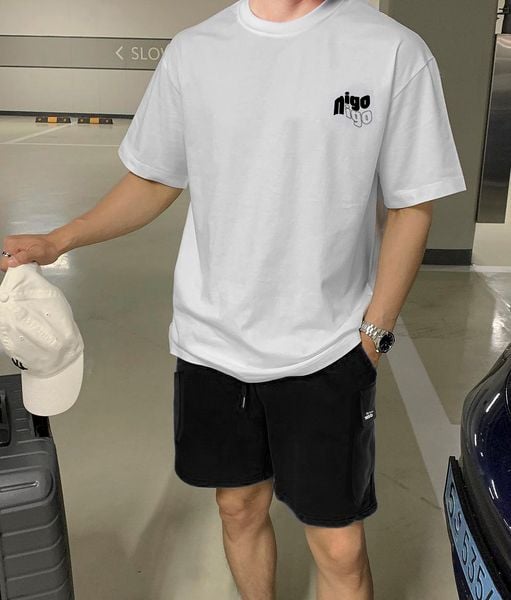  SMILE TEE LG NIGO TRẮNG 