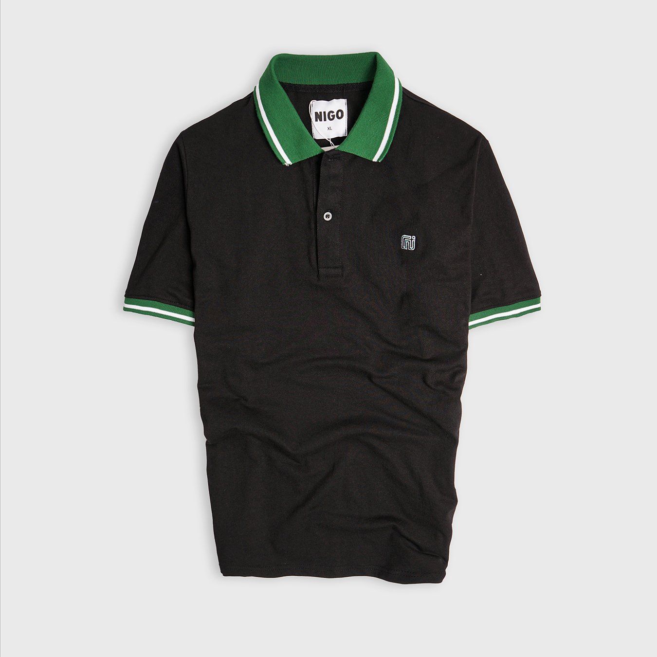  Polo Black Collab green neck 22 