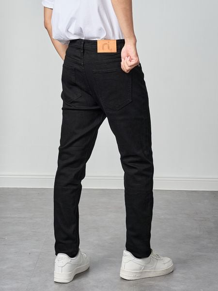  Quần jean đen trơn 