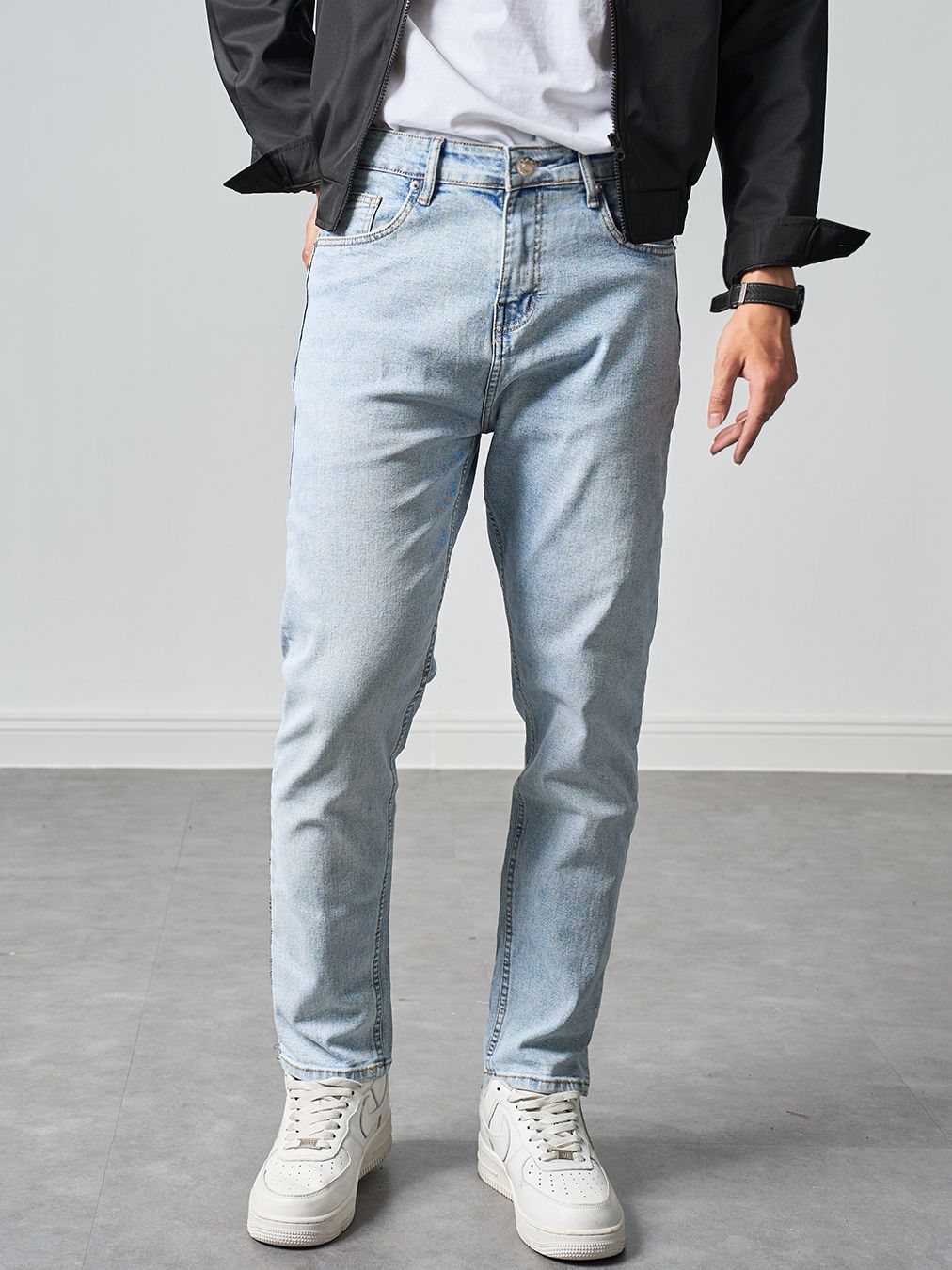  Quần jean basic light tapered 08 