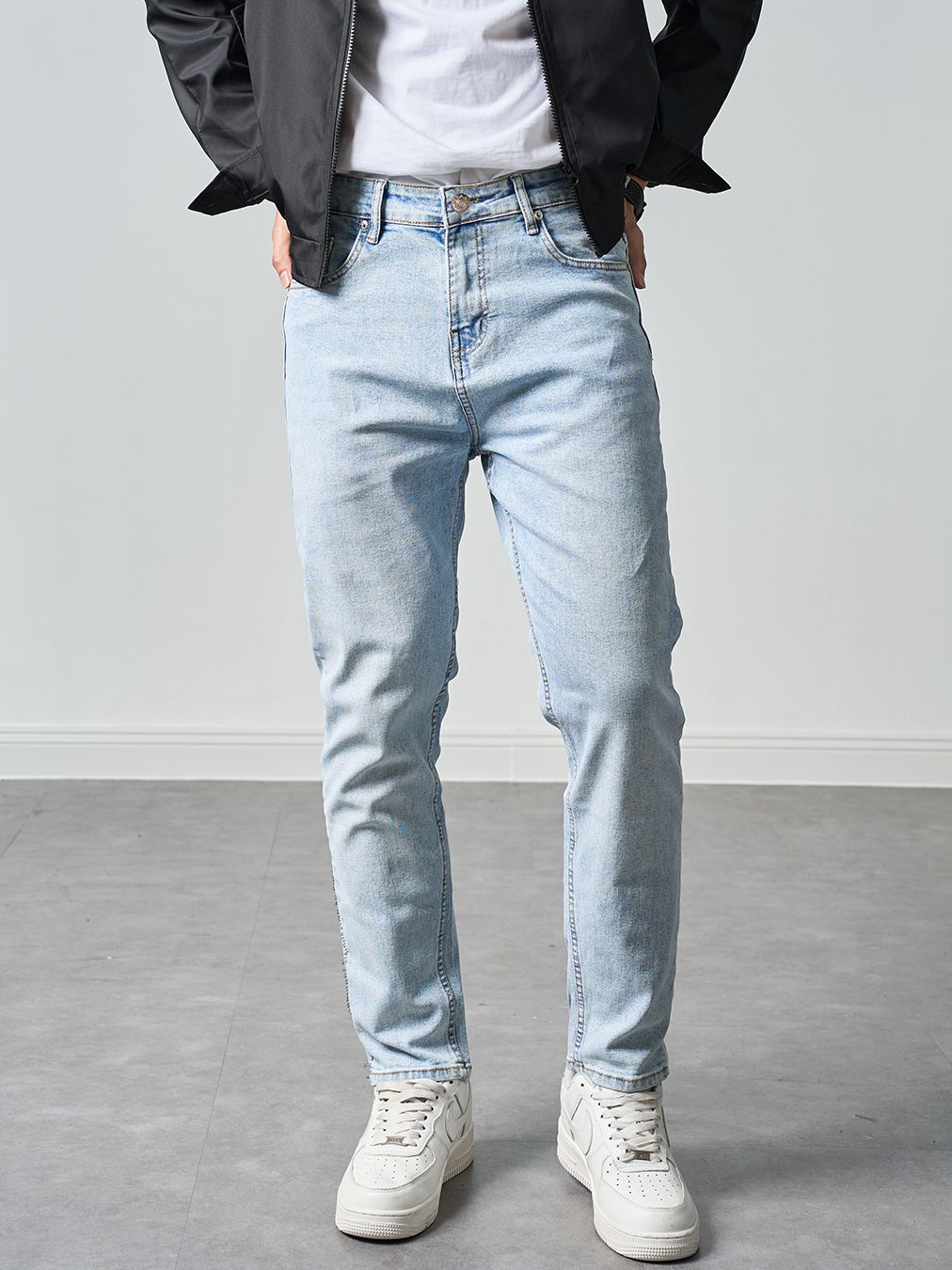  Quần jean basic light tapered 08 