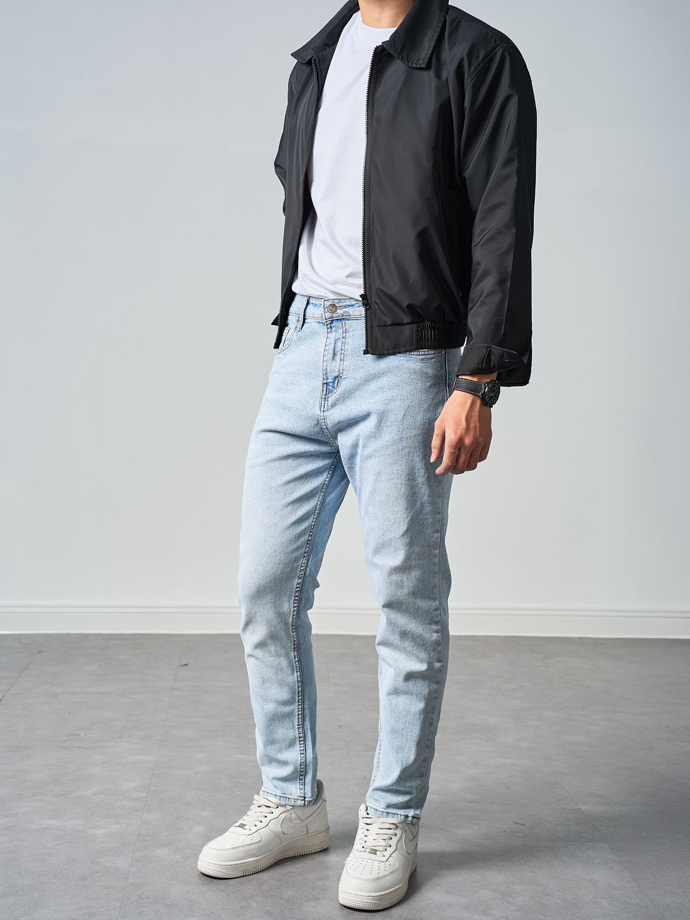  Quần jean basic light tapered 08 