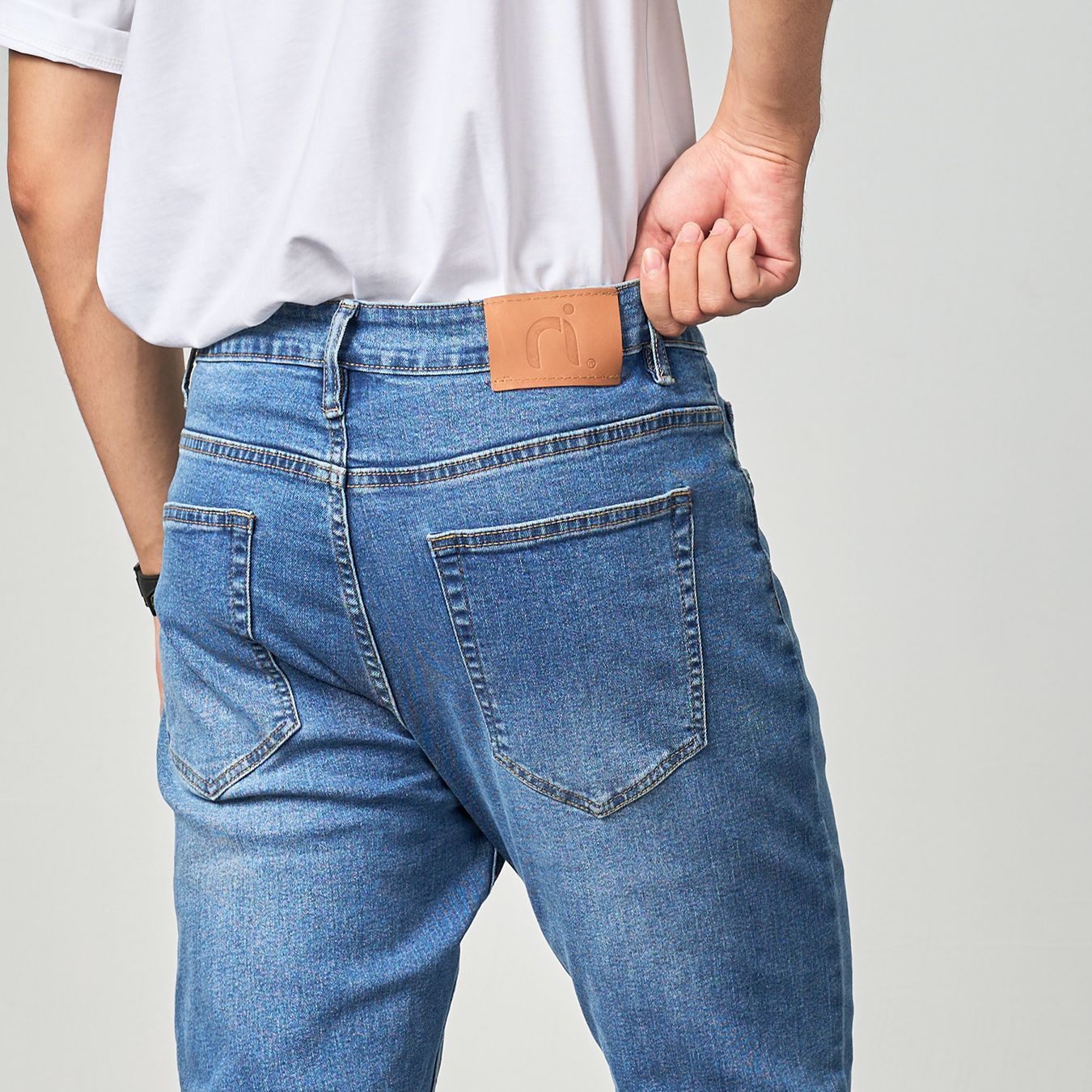  Quần jean tapered midcolor 09 