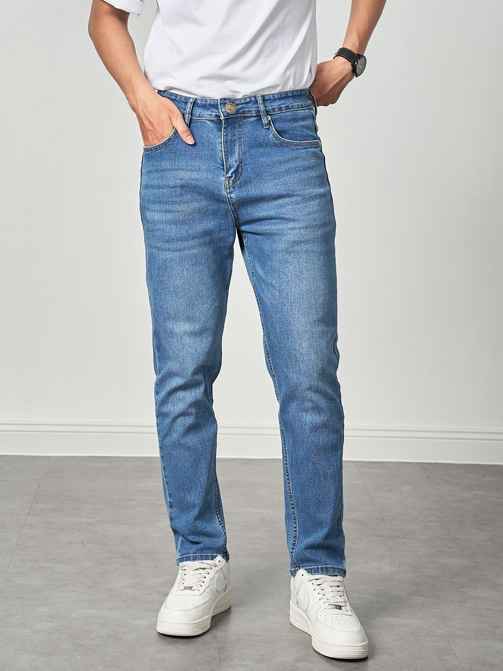  Quần jean tapered midcolor 09 