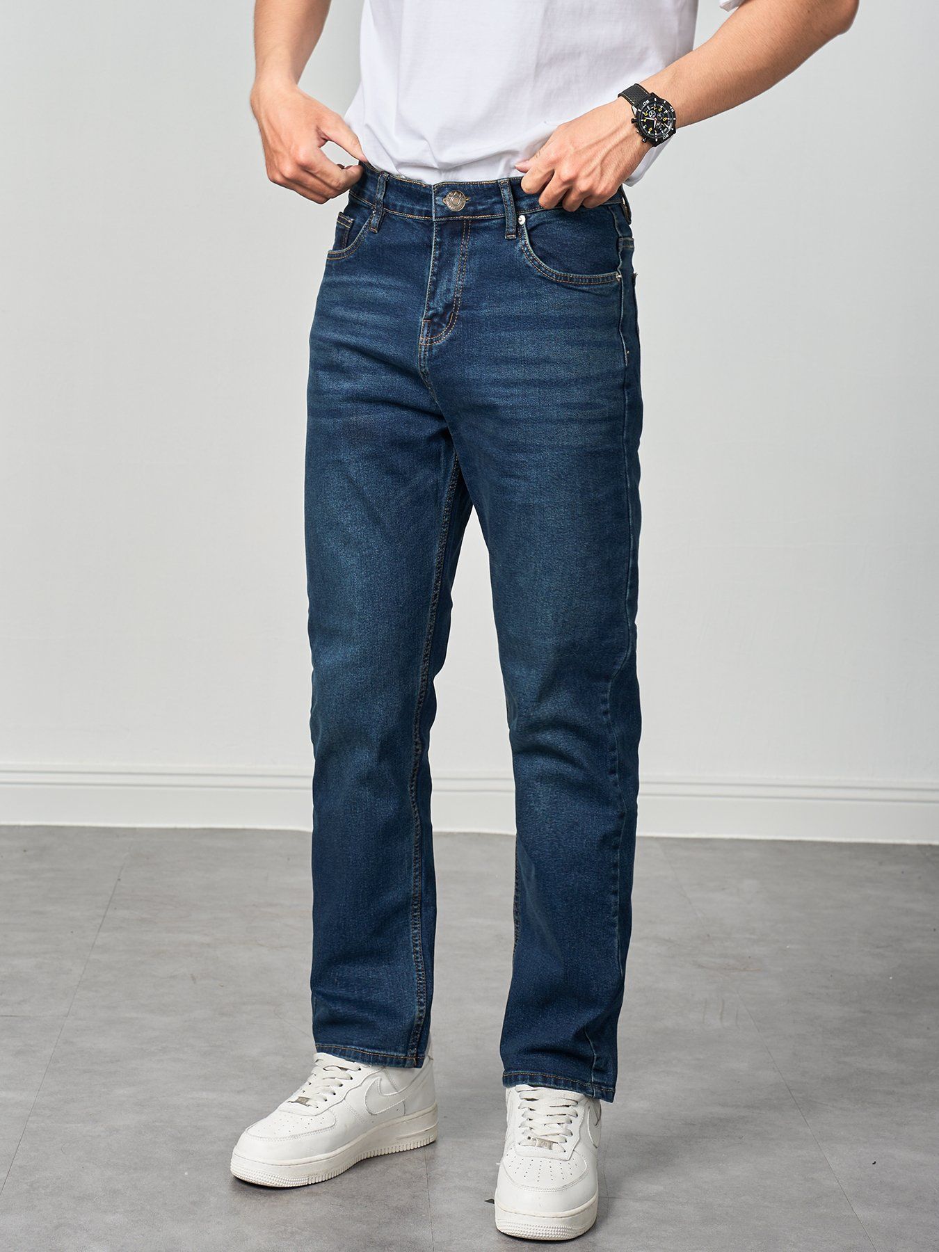  Quần jean darkblue regular 22 