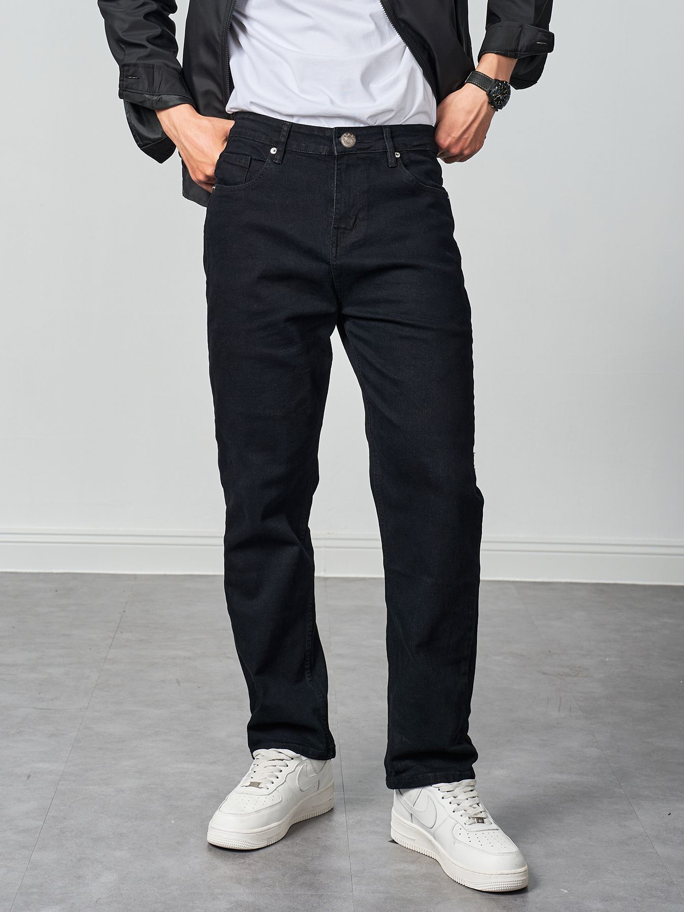  Quần jean regular black 27 