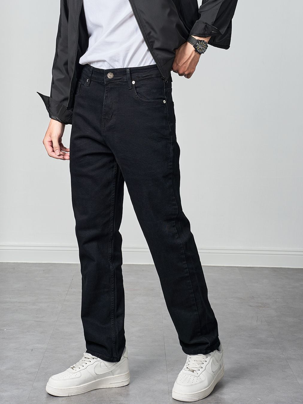  Quần jean regular black 27 