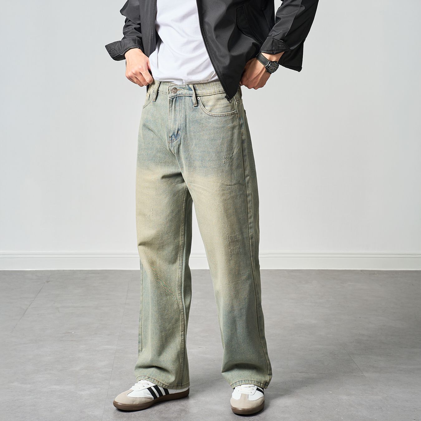  Quần jean wideleg moss Gamida 52 
