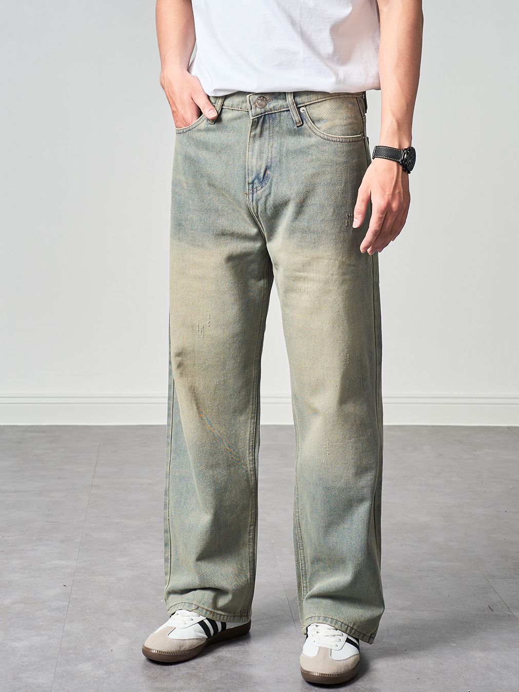  Quần jean wideleg moss Gamida 52 