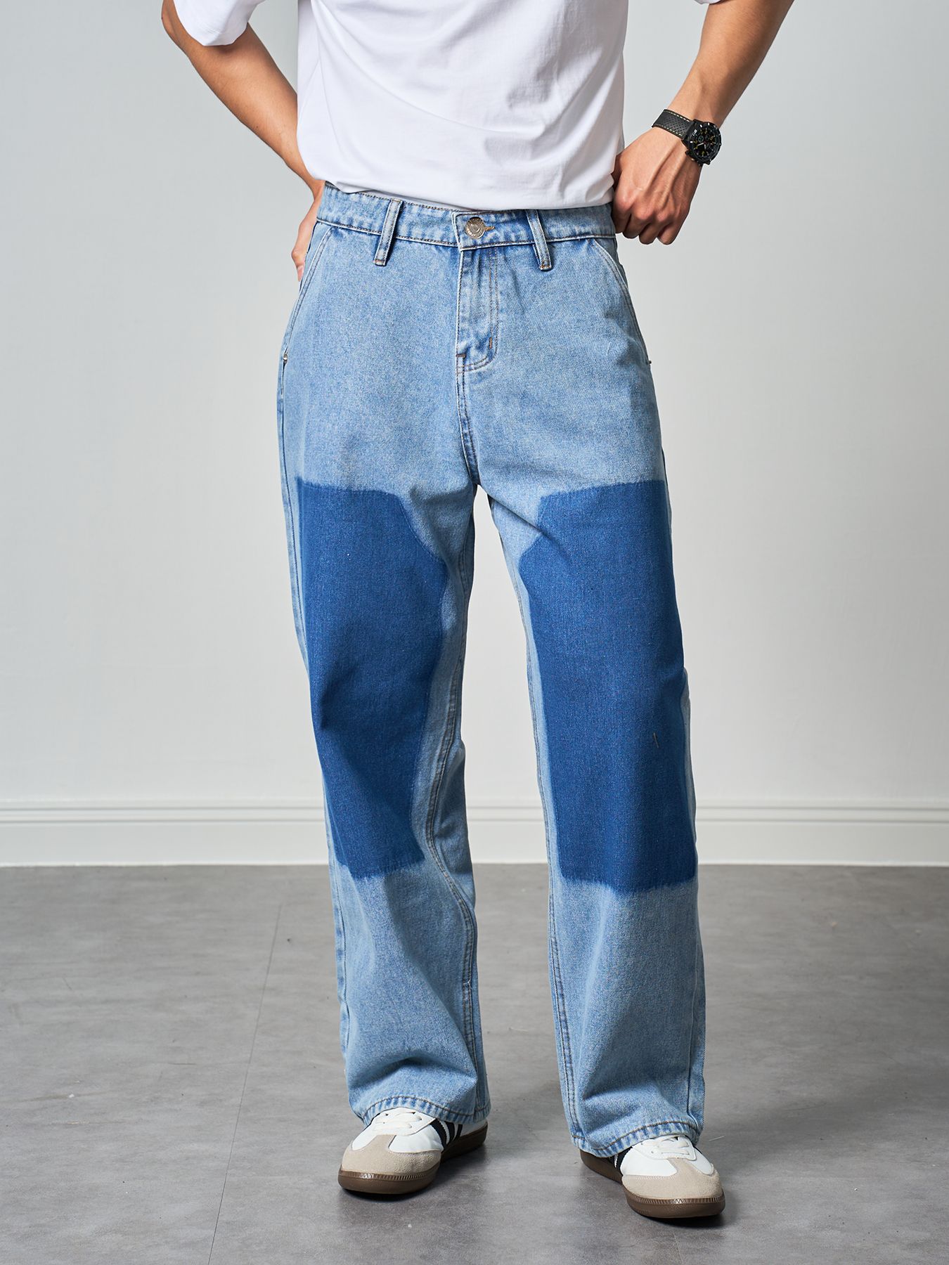  Quần jean wideleg Light blue Gamida 53 