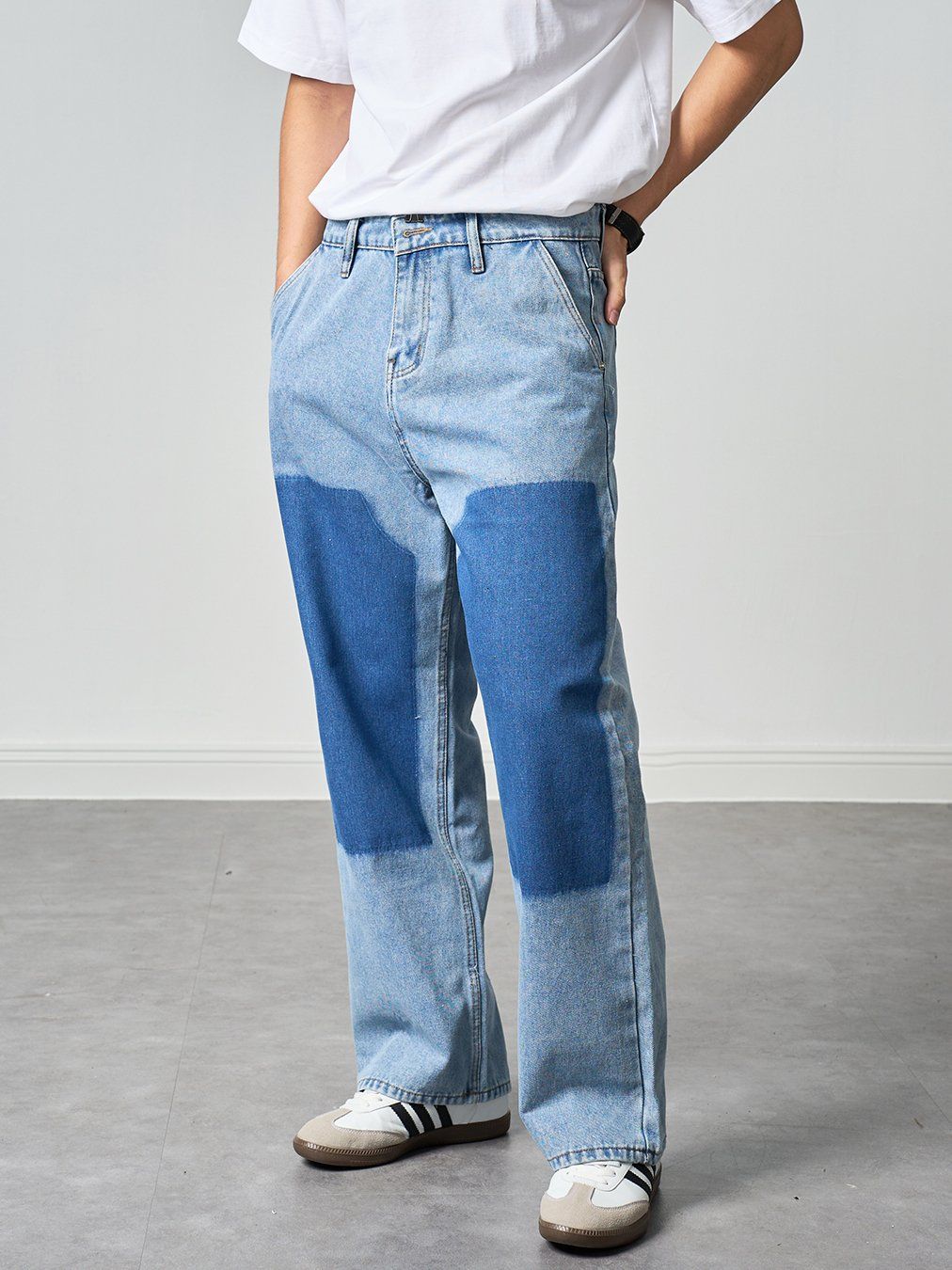  Quần jean wideleg Light blue Gamida 53 