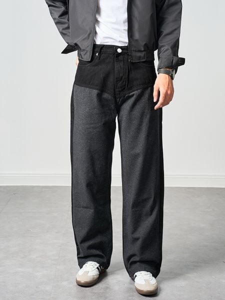  Quần jean chap wideleg black Gamida 51 