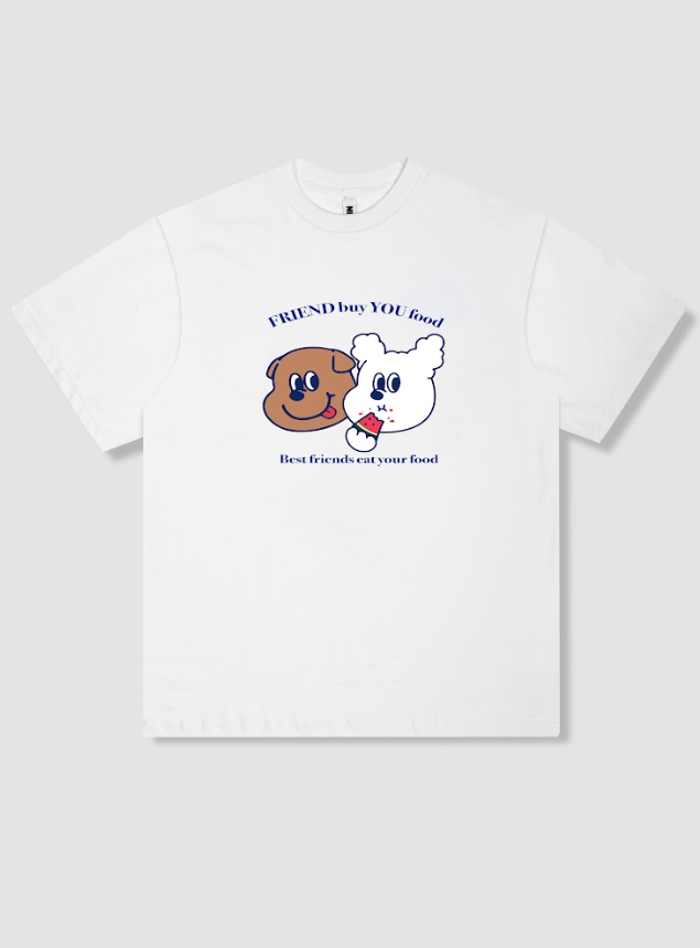  Áo thun over gamida best frie 